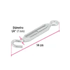 Tensor zinc 1/4' ojo-gancho, FIERO 3