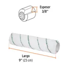 Felpa para rodillo 9x3/8' microfibra, superficie poco rugosa 3