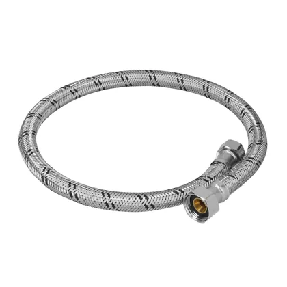 Manguera para boiler, acero inox. 1/2'H x 3/4'H, 80 cm
