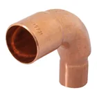 Codo 90° reducción de cobre de 3/4' x 1/2', FOSET 1