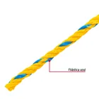 Kilo de cuerda amarilla de polipropileno 6 mm, rollo 1kg 3