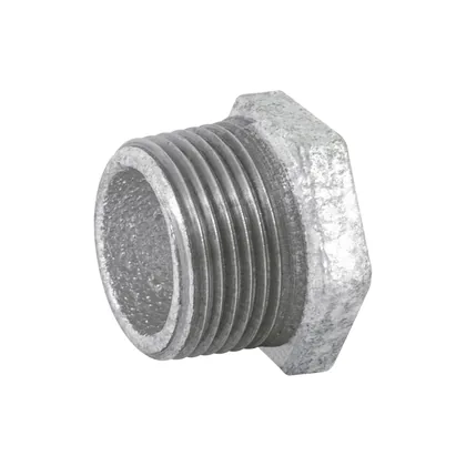 Reducción bushing acero galvanizado 3/4 x 1/2', FOSET