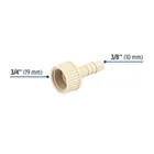 Adaptador hembra movible de polipropileno 3/4' x 3/8', FOSET 3