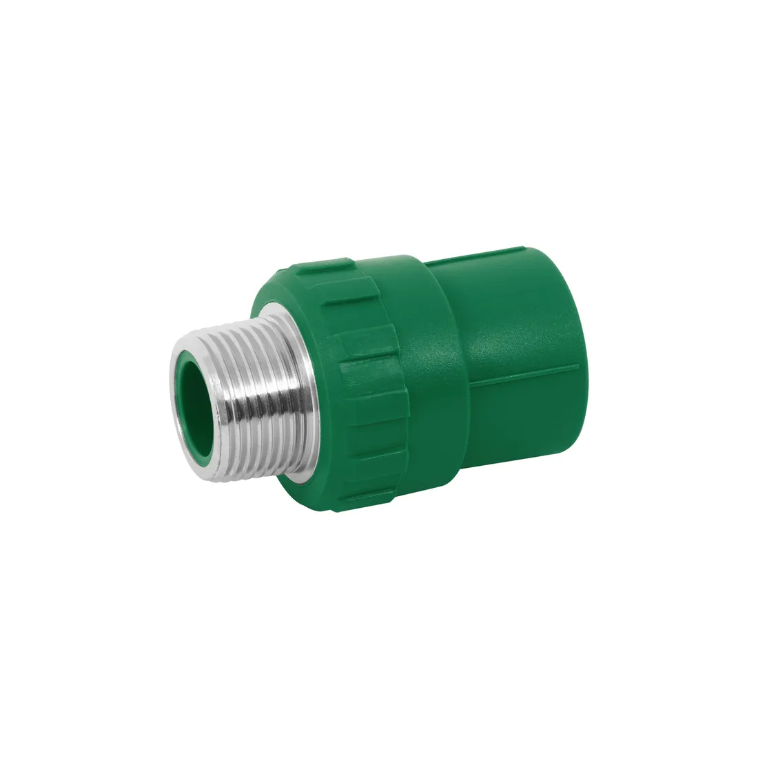 Adaptador PPR 1/2' macho con inserto metálico, FOSET