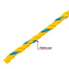 Madeja de cuerda amarilla de polipropileno 6mm, 15m, FIERO 2