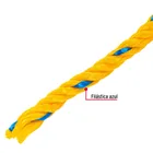 Madeja de cuerda amarilla de polipropileno 10mm, 8m, FIERO 2