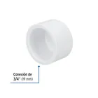 Tapón de PVC 3/4', FOSET 2