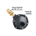 Regulador de gas LP, 1 vía, punta pol, baja presión 2