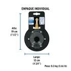 Regulador de gas LP, 1 vía, punta pol, baja presión 5