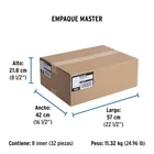Regulador de gas LP, 1 vía, punta pol, baja presión 7