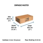 Manguera para gas, aluminio, 3/8' flare, 200 cm, FOSET BASIC 6