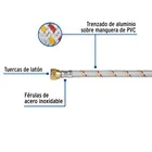 Manguera para gas, aluminio, 3/8' flare, 300 cm, FOSET BASIC 2