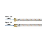 Manguera para gas, aluminio, 3/8' flare, 300 cm, FOSET BASIC 3
