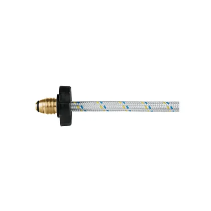 Manguera pigtail, aluminio, 7/16' x 7/8', 55 cm, FOSET
