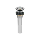 Contra para lavabo, sin rebosadero, sistema push, cromo 1