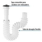 Céspol flexible de polietileno con contra, para lavabo,FOSET 3