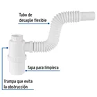Céspol de bote de PP, para lavabo o fregadero, FOSET 3