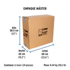 Céspol de bote de PP, para lavabo o fregadero, FOSET 6