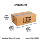 Canastilla inox para contracanasta 3-1/2', FOSET 7