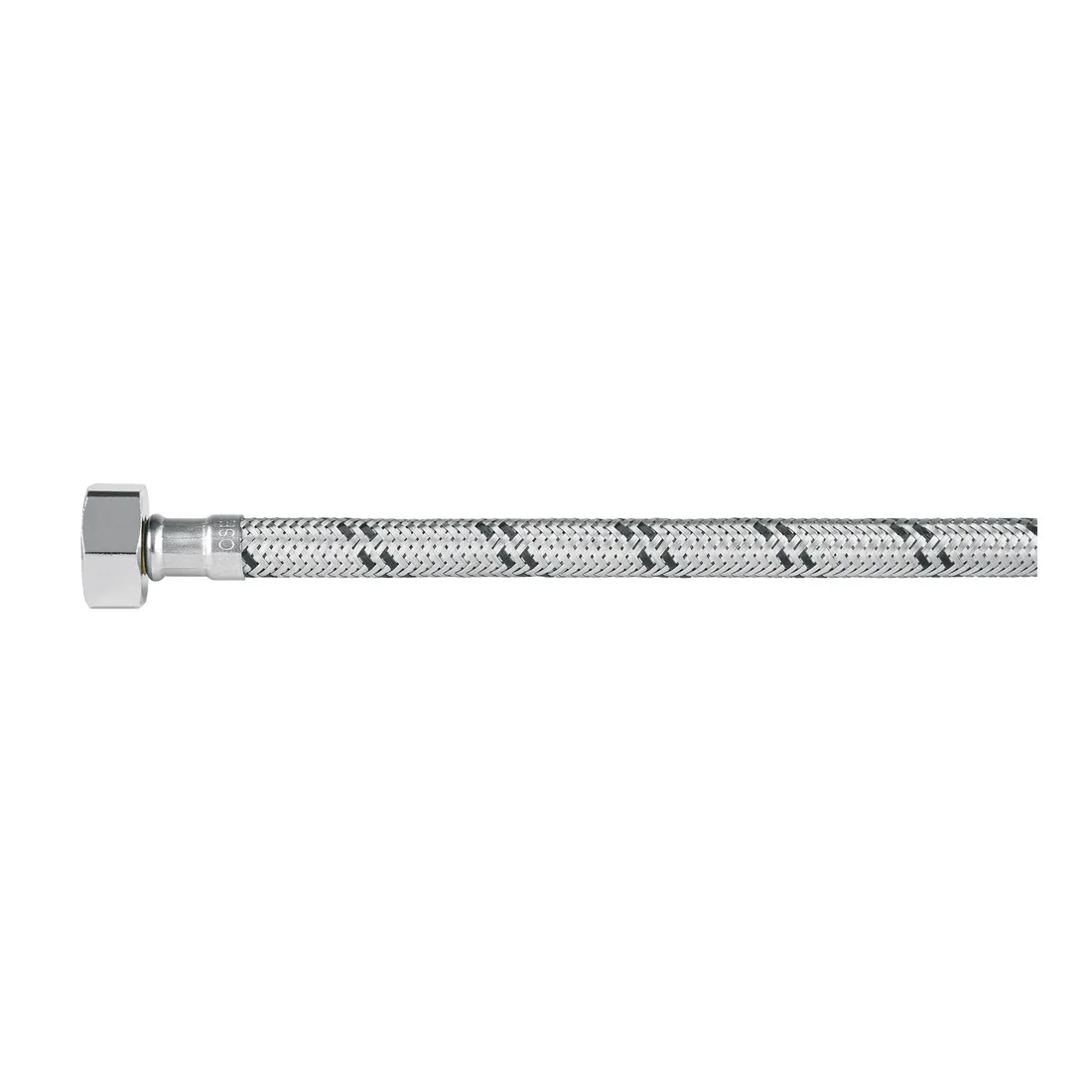 Manguera para monomando, acero inox, 1/2'x M10, 55 cm