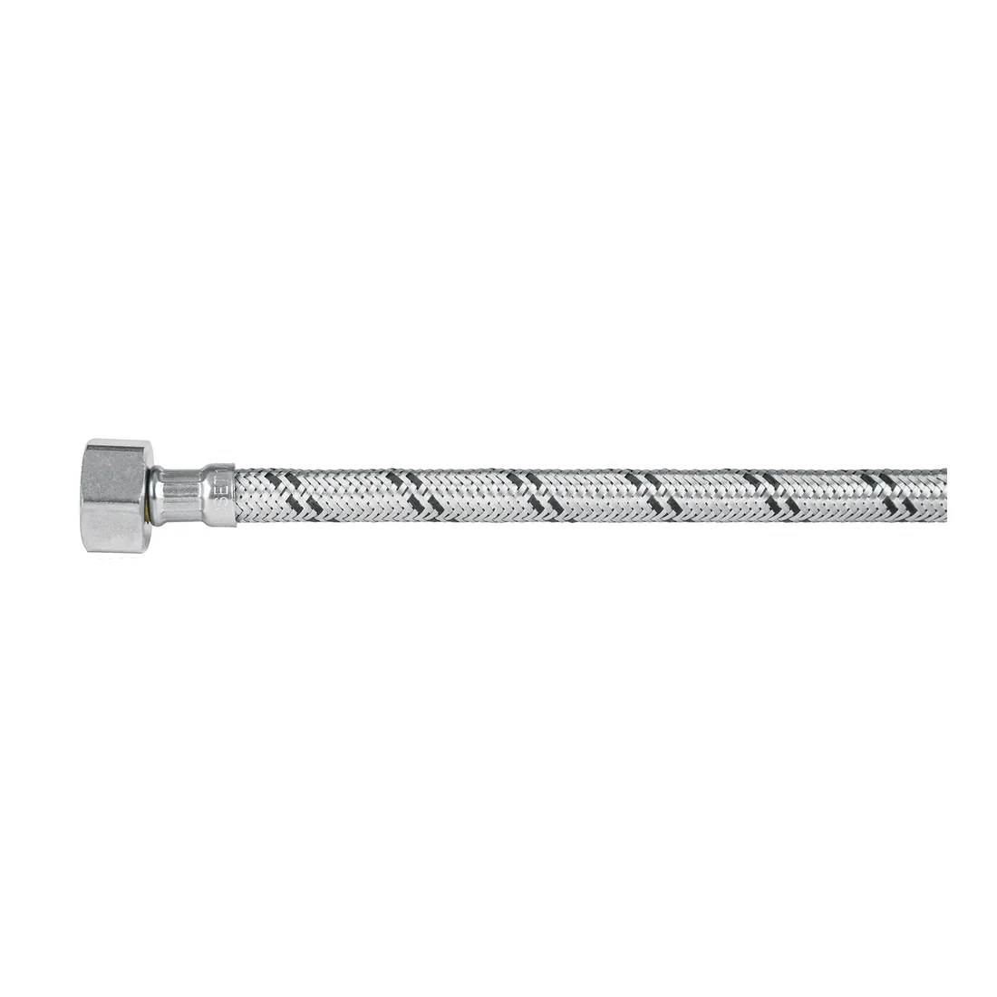 Manguera lavabo/fregadero, acero inox, 1/2' x 1/2', 40 cm