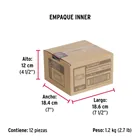 Piola de polipropileno trenzada de 4mm x 15m en madeja 6