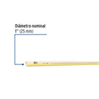 Tubo de 1' CPVC hidráulico RD 13.5, 1', 3m, 0.8kg, FOSET 2