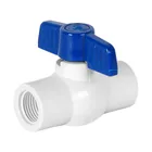 Válvula esfera de PVC 1/2' roscable, FOSET 1