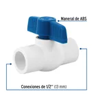 Válvula de esfera de PVC 1/2'para cementar, FOSET 2