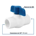 Válvula de esfera de PVC 3/4' para cementar, FOSET 2