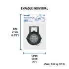 Sapo 2' para WC, PVC transparente, cadena inoxidable, FOSET 5