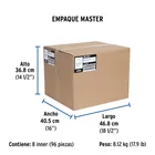 Sapo 2' para WC, PVC transparente, cadena inoxidable, FOSET 7