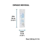 Palanca frontal metálica cromada para WC, FOSET 4