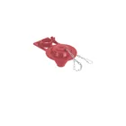 Sapo 2' para WC, silicona roja, cadena inoxidable, FOSET 1