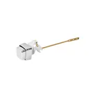 Botón lateral plástico cromado para WC, FOSET 1