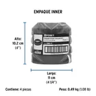 Empaque unión tanque-taza para WC, 3', FOSET 4