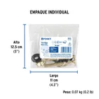 Bolsa con 2 tornillos 5/16' x 70 mm para tanque de WC a base 4