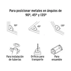 Escuadra magnética para soldar de 4', carga 22 kg, TRUPER 3