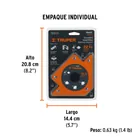 Escuadra magnética para soldar de 4', carga 22 kg, TRUPER 6