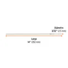 Bolsa con 1 kg de electrodos 6011 de 3/32', TRUPER 2