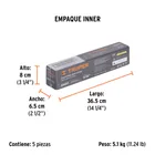 Bolsa con 1 kg de electrodos 6011 de 3/32', TRUPER 4