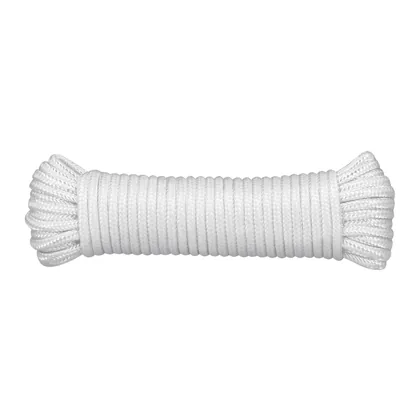 Piola de poliéster diamante de 5mmx15m blanca, madeja, FIERO