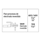 Mini soldadora inversora 100A, 127 V, Serie 300, PRETUL 5