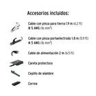 Mini soldadora inversora 130A, bi-voltaje, Serie 300, PRETUL 6