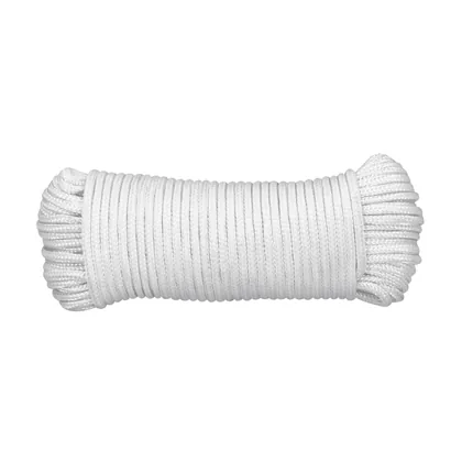 Piola de poliéster diamante de 4mmx30m blanca, madeja, FIERO