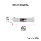 Piola de poliéster diamante de 5mmx30m blanca, madeja, FIERO 5