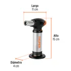 Mechero recargable de 20 ml para flamear alimentos, TRUPER 3
