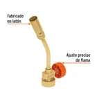 Soplete de latón, encendido manual, para gas propano, TRUPER 2