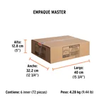 Bolsa con 2 abrazaderas sin fin # 20, 7/8 - 1-3/4', TRUPER 9