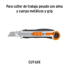 Estuche con 50 cuchillas SK2 de 18 mm para cutter, EXPERT 3